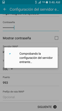 Android - Aplicación Correo Electrónico.